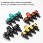 Four-Outlet Garden Water Connector with Separate Switches for Home Irrigation and Plant Watering Needs Easy Install