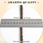 24 Inch Synthetic Dreadlock Hair Extensions Single Ended Soft Dreads Locks Hippie Style Dreadlock for Women