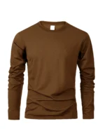 Men’s Long Sleeve T Shirts Casual Round Neck Moisture Wicking Tees Male Tops Sports comfortable versatile Men’s T-shirts