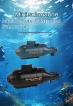 Mini Remote Control Submarine Toy, Light Up Nuclear Submarine Model, Electric RC Boat Educational Toy for Kids