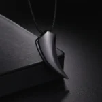 Punk Hip Hop Stainless Steel Crescent Tooth Spike Pendant Necklace Men Women Fashion Wolf Tooth Chain Necklace Jewelry - Image 9