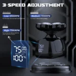 SEJOY Head Shavers for Bald Men Multifunctional 7D 6-in-1 Electric Razor with Nose Hair Trimmer Waterproof Men Grooming Kit - Image 5