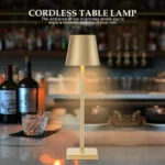 LED Table Lamps 3Levels Dimmable Wireless Led Desk Lamp Touch Bedside Creative Ambient Light USB Rechargeable Bar Outdoor Decor - Image 3