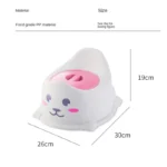 Baby Portable Potty Cute Plus Size Baby Toilet Training Chair with Detachable Storage Cover Easy To Clean Children’s Toilet