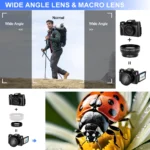 Vintage Digital Camera 16X Digital Zoom 4K WIFI Retro Vlog Recorder YouTube 3.0 "Flip Screen Compact Digital  Photography Camera - Image 6