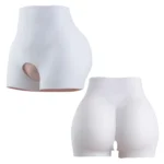 Women Silicone Butt Enhancer Pants Crotchless Open Crotch Push Up Fake Butt Shaping Underwear Hip Pads Lifting Thickening Panty