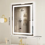 JHK 36"x 24"LED Bathroom Vanity Mirror for Wall Memory Function Tempered Glass with Front Light and Backlit For Living Room - Image 7