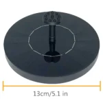 Mini Solar Water Fountain Pool Pond Waterfall Fountain Garden Decoration Outdoor Bird Bath Solar Powered Fountain Floating Water