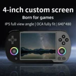 ANBERNIC RG40XX H Handheld Game Console 4” Screen Linux System Joystick RGB Lighting Effect RG40XXH Video Player Trimui Console