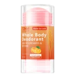 Full Body Deodorant Stick, 45g - Aluminum-Free, Long-Lasting Freshness, Mild Moisturizing with Orange Extract, Suitable for Men and Women, Portable, Suitable for Daily Use and Travel - Image 7