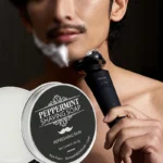 Mens Shaving Cream Hand Made Smooth Texture Mens Beard Shaving Soap Dense Bar Keep The Face Fresh And Clean Organic Foam Shaving - Image 5