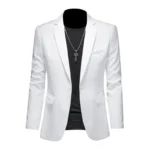 Boutique Fashion Solid Color High-end Brand Casual Business Men's Blazer Groom Wedding Gown Blazers for Men Suit Tops Jacke Coat - Image 17