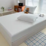 Washed Fitted Sheet with Elastic Bands Non Slip Adjustable Mattress Cover for Single Double King Queen Bed 90x200 150x200 180 - Image 12