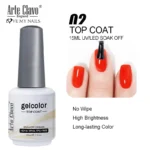 Arte Clavo Gel Nail Polish 400 Colors15ml Semi Permanent Gel Varnish Base Top Coat Nail Art Manicure Soak Off LED UV Salon Gel - Image 73