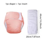 Adult Suede Cloth Diaper Waterproof Washable Pants Leakage Adjustable Incontinence Cotton Underwear Diaper Pants Men Women New - Image 13