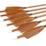 6/12pcs Mixed Carbon Arrows SP500 31.5" Inset Nock 4inch Brown Turkey Feathers ID 6.2mm OD7.8mm for Bow Archery Shooting Hunting - Image 3