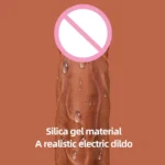 Thrusting Realistic Dildo Vibrator Anal Plug With Vibration Telescopic Dildos Female - Image 5