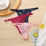 5PCS/Set Women's Underwear Lace Panties Floral Lingerie Woman Panties Sexy Thong G-String Female Pantys Perspective Intimates - Image 6