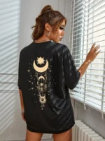T-shirt Clothing Simple Round Neck Short Sleeve