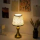1 PC Sunflower Fabric Metal Base Desk Lamp with USB Three-color Light – Suitable for Bedroom, Study, and Living Room Decoration