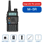 1/2PCS Baofeng M-5R Wireless Copy Frequency Two Way Radio Walkie Talkie Multi Band AM Long Range For UV-5R Two Way Ham Radio For