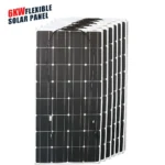 1000W-6000W Flexible Monocrystalline Silicon Solar Panel 18V Flexible Waterproof Solar Panel Outdoor Housing Vehicle Solar Panel - Image 7