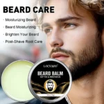 Valentine's Day Men's Beard Care Styling Product Long-lasting Moisturizing Beard Oil Softening Slick Butter Accessories Gift Set - Image 4