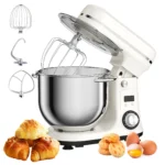 BioloMix Kitchen Food Stand Mixer, Blender, Quiet Motor, Cream Egg Whisk, Whip Dough Kneader, 6-Speed, 1200 W, 6 L, DC - Image 7