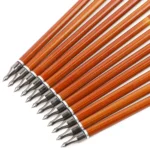 31.5inch Archery Mix Carbon Arrow SP500 ID6.2mm OD7.8mm with 4inch Turkey Feather for Bow and Arrow Shooting Hunting Accessories - Image 3