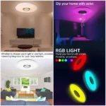 Smart RGB Ceiling Lamps Smart Modern Ceiling Lighting Bluetooth-compatible Home Decoration Smart Ceiling Light for Children Room - Image 3