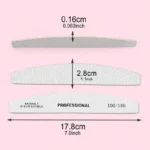 5-Piece Nail File Strips - Shape Nails, Smooth Edges, Remove Cuticles, Polish for Gel/Natural Nails - Image 6