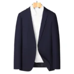 Blazer Masculino Men's Fashion Business Trend British Style Gentleman Slim Professional Formal Dress Wedding Men's Summer Suit