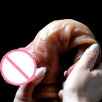 Wearable Realistic Strapon Dildo Skin Testicles Sliding Anal Vagina Sexy Adult Masturbation - Image 4