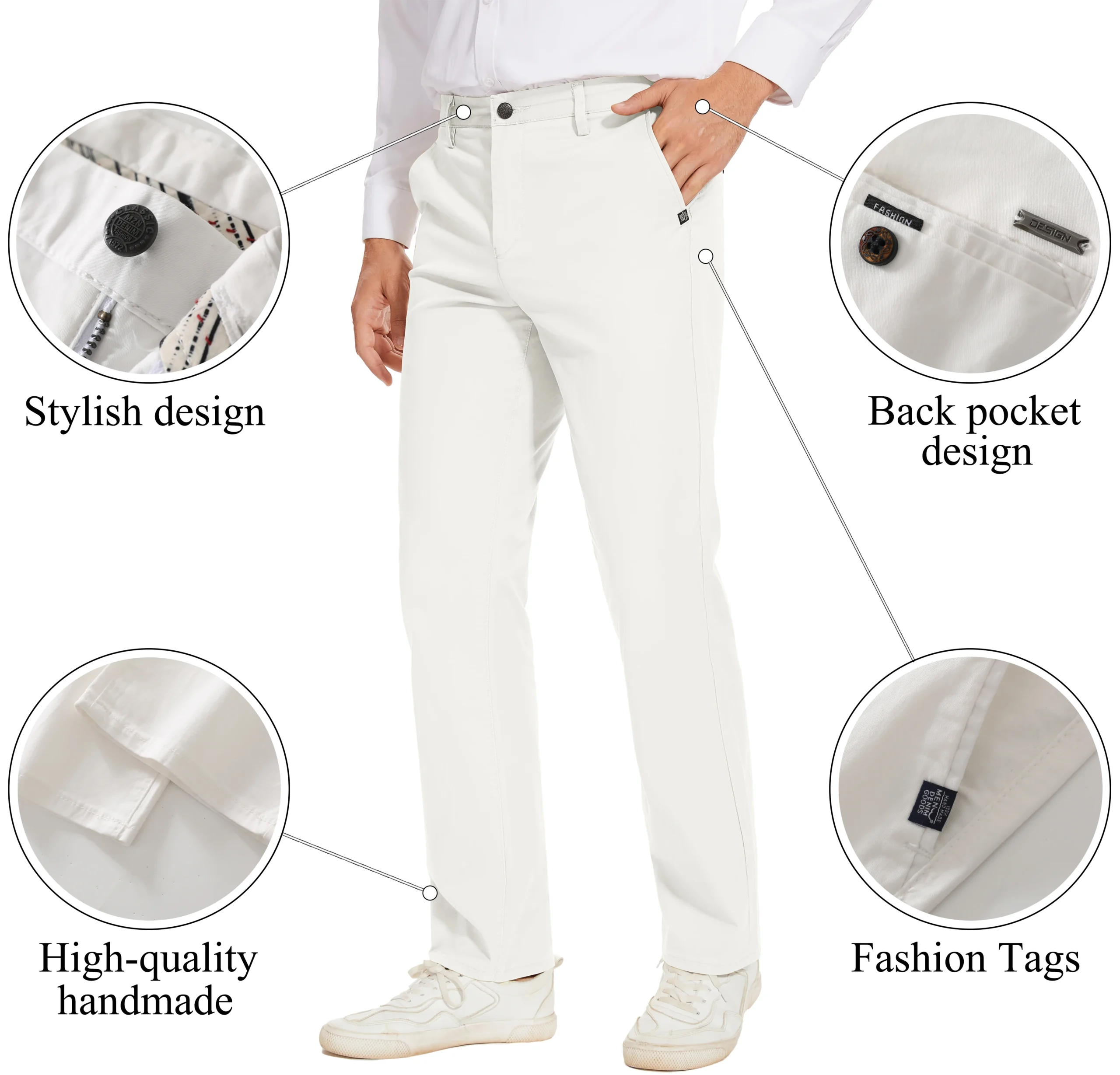 S43db4d90206f4724aeeadb72e9449a8cf.webp Men’s Classic Straight White Cotton Jean