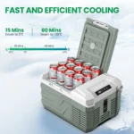 Alpicool NL9 9L Portable Refrigerator 12V/24V Small Car Fridge 100V~240V AC Electric Cooler Plug in Mini Freezer for Camping - Image 2
