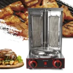 Doner Grill 3000 W LPG Kebap Grill 220 V Gas Doner Kebab Machine for Chicken Turkey Tacos Kebap, Stainless Steel, Black - Image 3