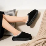 Indoor plush cotton slippers soft and comfortable winter shoes women's fashion home shoes women's winter slippers non-slip - Image 3