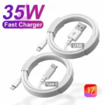 For PD 35W Fast Quick Charger USB Type C For iPhone 15 14 13 12 11 Pro Max Mini Plus XR XS Charging Data Cable Accessories