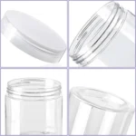 20 Pack 4oz Clear Plastic Jars with Lids,115ml Wide-Mouth Storage Containers for Candy,Beads,Lotion,Food - Image 3