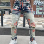 Men's Y2K-Style Denim Pants