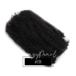 CrazyPearl Afro Kinky Bulk Human Hair for Dreadlocks Extension Repair Locs Twist Braiding Afro Kinky Human Hair for Locs Natural