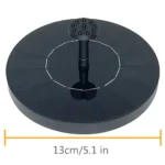 Mini Solar Water Fountain Pool Pond Waterfall Fountain Garden Decoration Outdoor Bird Bath Solar Powered Fountain Floating Water