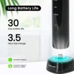 Fairywill Electric Toothbrush T2233Powerful Rotation Cleaning 4 Replacement Heads Rechargeable Sonic Toothbrush for Adults - Image 4