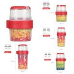 Portable Double-layer Sealed Storage Cup, Fruit Snacks, Mother and Baby Food Storage Cup, Outdoor Fat Reducing Salad Cup - Image 5