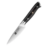 XINZUO Premium Modern 1-8PCS Din 1.4116 Stainless Steel Chef, Santoku, Utility & Paring Knife Set with Black Ebony Handles