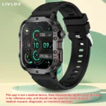 AI Voice Assistant Smart Watch, 1.96'' HD Screen Activity Trackers with 100+Sports/ Bluetooth Call/ SMS Alerts/ Flashlight - Image 8