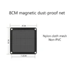 8/9/12/14CM PC Chassis Cooling Fan Dust Filter Magnet Dustproof Mesh Cover for Computer Case Net Guard Power Supply Accessories - Image 11
