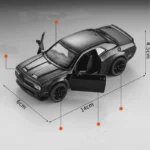1/32 Alloy Model Dodge Challenger Car Diecasts Metal Sports Alloy Car Model Simulation Sound Light Collection Boys Toy Gift - Image 5