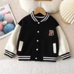 Boys Girls Baseball Coat Baby Letter Jacket Spring Autumn New Clothes Girls Fashion Casual Sports Outerwear 12M-12 Years Old - Image 2