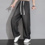 M-8XL Wide Leg Ice Silk Jeans for Men Thin Style - Image 3